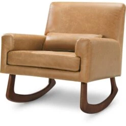 Nursery Works Sleepytime Rocker -Kids Furniture 1085TAN White Background Main 00