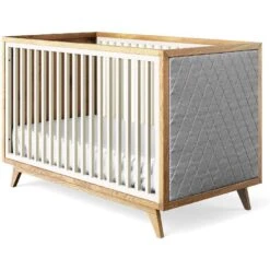Romina Uptown Classic Crib (Tufted Sides) -Kids Furniture 15017BS GRL