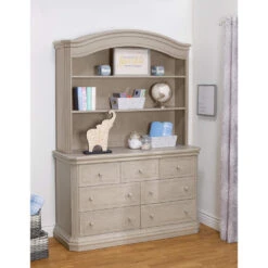 Sorelle Vista Elite Hutch -Kids Furniture 200501VistaBrixyHeritageFogHutchandDresserHUTCHRETOUCHEDFROMGREYv2F 8c5aeae7 ce51 4a7c b48c 2d924473305a