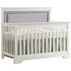 Natart Ithaca "5-in-1'' Convertible Crib With Upholstered Panel