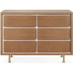 Nursery Works Novella 6-Drawer Double Dresser -Kids Furniture 3 NW15026AY front 9
