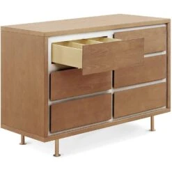 Nursery Works Novella 6-Drawer Double Dresser -Kids Furniture 5 NW15026AY side 8