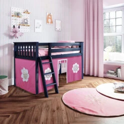 Jackpot Deluxe York Twin Play Loft With Pink/White Curtain -Kids Furniture 71 884 131 1 900x 5f00f255 76fc 431c b592 ca0ffd5c6d5f