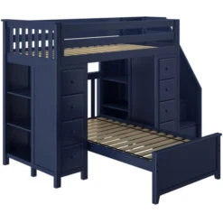 Jackpot Deluxe Chester Staircase Loft Bed Desk + Dresser + Twin Bed 13 Jackpot Deluxe Chester Staircase Loft Bed Desk + Dresser + Twin Bed -Kids Furniture 71 956 131 3 900x d76668d5 3ed9 4469 a20c 4d446d072b46