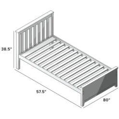 Jackpot Deluxe Dublin Twin Platform Bed -Kids Furniture 71s tbed 121 8 900x 57042f73 ceb4 4cc3 8546 71260af8af4b