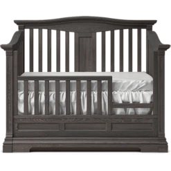 Romina Imperio Convertible Crib (Open Back) -Kids Furniture 850x OilGrey 00002