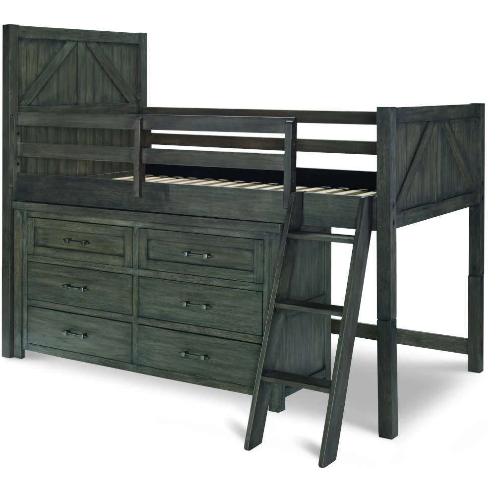 Legacy Classic Kids Bunkhouse Mid Loft Twin Bed 4 Legacy Classic Kids Bunkhouse Mid Loft Twin Bed - Image 2