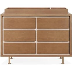 Nursery Works Novella 6-Drawer Double Dresser -Kids Furniture 9 NW15026AY front withtray 7