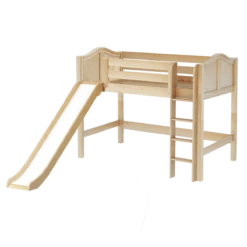 Maxtrix Twin Mid Loft Bed With Slide -Kids Furniture AWESOME NC eafd624b 9263 48fe a69e 209f092f0641