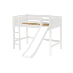 Maxtrix Twin Mid Loft Bed With Slide -Kids Furniture AWESOME WP 8f416f53 d8a5 4309 b42f 8a77d76ccb18