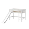 Maxtrix Twin Mid Loft Bed With Slide -Kids Furniture AWESOME WS 3cd609be 9af1 4b06 8cfa df1366b90bab