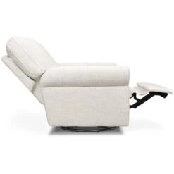 Franklin & Ben Monroe Pillowback Power Recliner -Kids Furniture B17787OTM White Background 04 241f517a 056f 44e9 bccb 25f3e51387af
