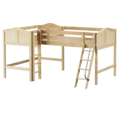 Maxtrix Twin Full Medium Corner Loft Bed -Kids Furniture BOTH NC