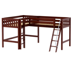 Maxtrix Twin Medium Corner Loft Bed -Kids Furniture BRACE CS d6aeb749 7abf 42a9 a2da 798af907a4c4