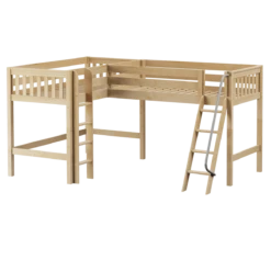Maxtrix Twin Medium Corner Loft Bed -Kids Furniture BRACE NS 823f0b80 8666 4ba0 b64e ab71d4063a1e