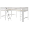 Maxtrix Twin Medium Corner Loft Bed -Kids Furniture BRACE WS LEFT