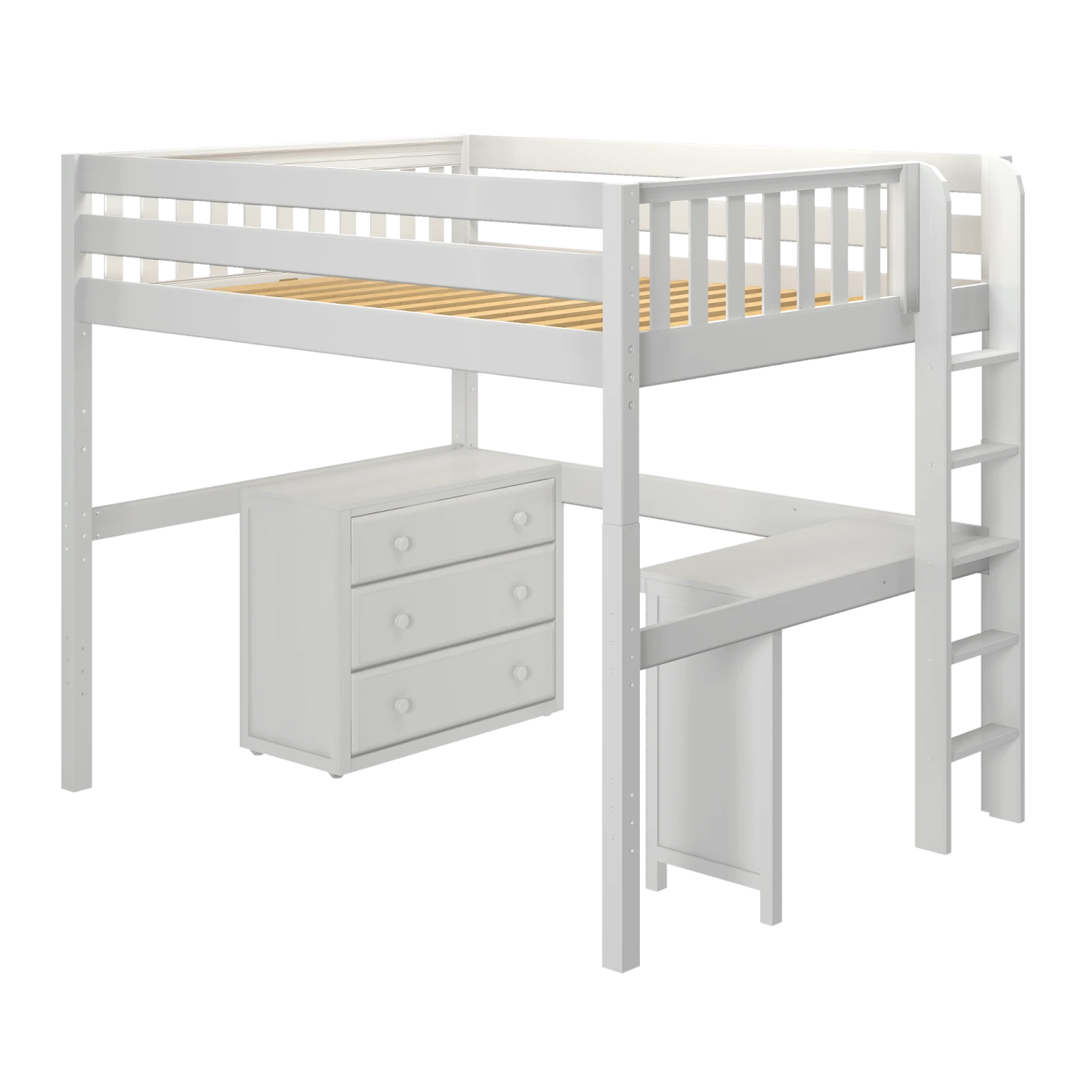 Maxtrix Full XL High Loft Bed With Desk + Storage 6 Maxtrix Full XL High Loft Bed With Desk + Storage - Image 4