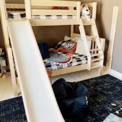 Maxtrix Twin Over Full Medium Bunk Bed + Slide -Kids Furniture BabysonBroadway 5 1576518653461 656x656 crop center 9b014b77 8d58 4f96 9a12 eaab9d59d07e