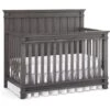 Dolce Babi Bocca Full Panel Convertible Crib -Kids Furniture Bocca Gray ConvertibleCrib SR