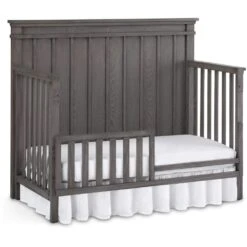 Dolce Babi Bocca Convertible Guard Rail -Kids Furniture Bocca Gray TodlerBed SR