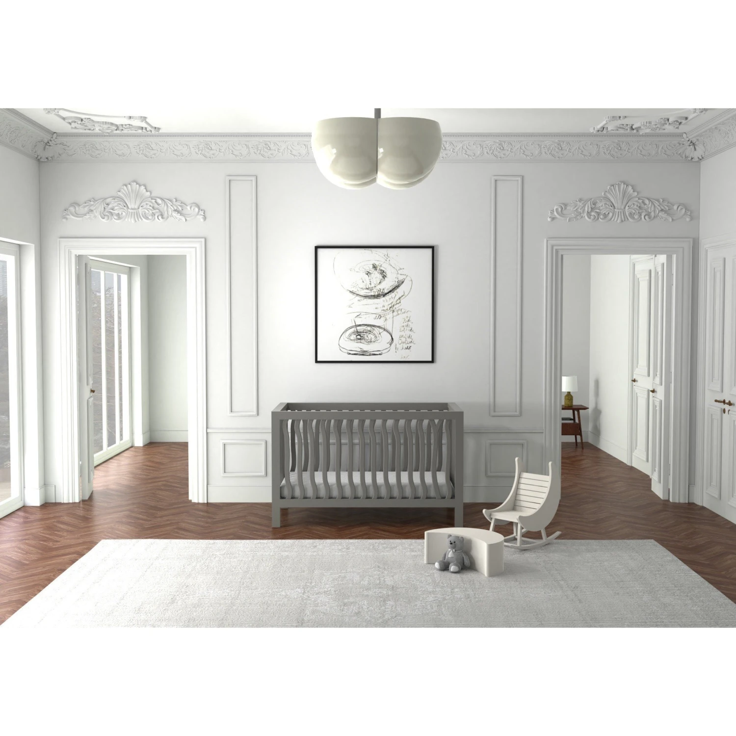 Milk Street Branch Convertible Crib 12 Milk Street Branch Convertible Crib - Image 10