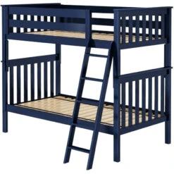 Jackpot Deluxe Bristol Twin Over Twin Bunk With Angle Ladder -Kids Furniture Bristol 1 Blue 1024x1024 1