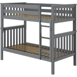 Jackpot Deluxe Bristol Twin Over Twin Bunk Bed -Kids Furniture BristolGrey 1 5861ec85 1061 4771 8b6e 01acc01181af