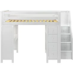 Jackpot Deluxe Buxton Full Size Loft With Staircase + Desk + Storage 32 Jackpot Deluxe Buxton Full Size Loft With Staircase + Desk + Storage -Kids Furniture Buxton3WhiteCenter 1 d2803301 1d9b 46a6 8c3a 11eccca5219a