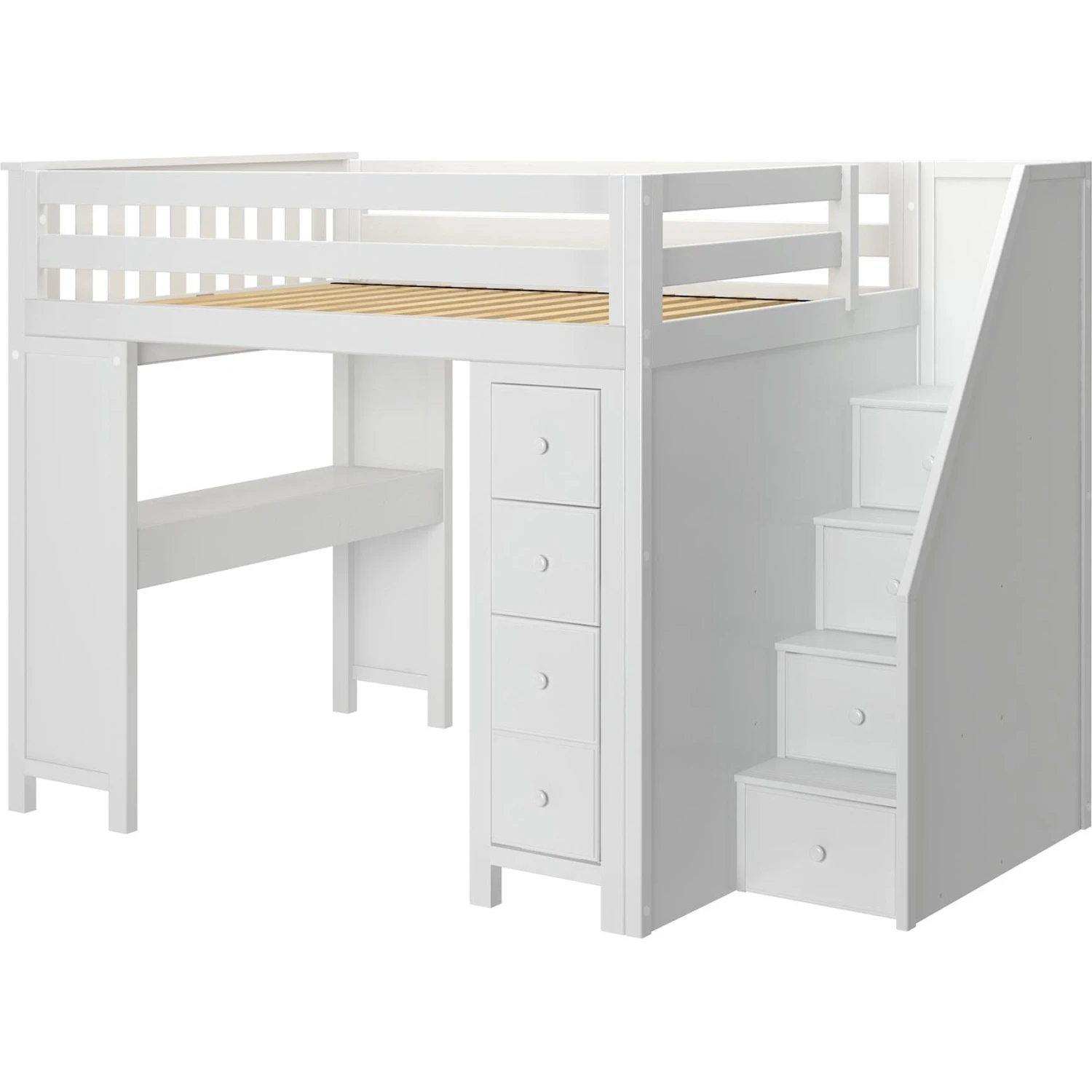 Jackpot Deluxe Buxton Full Size Loft With Staircase + Desk + Storage 4 Jackpot Deluxe Buxton Full Size Loft With Staircase + Desk + Storage - Image 2