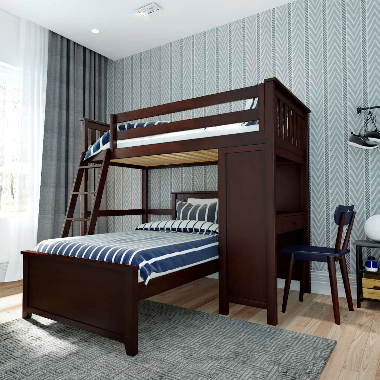 Jackpot Deluxe Canterbury All-in-One Study Loft Bed + Twin Bed 3 Jackpot Deluxe Canterbury All-in-One Study Loft Bed + Twin Bed