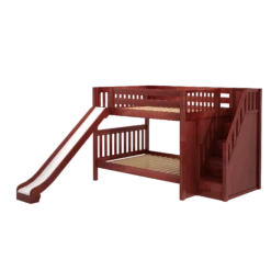 Maxtrix Full Medium Bunk Bed With Stairs + Slide