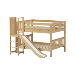 Maxtrix Full Low Bunk Bed With Slide Platform -Kids Furniture CHANT NS