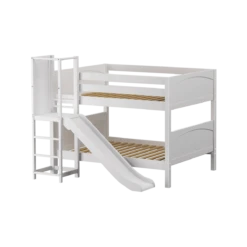 Maxtrix Full Low Bunk Bed With Slide Platform -Kids Furniture CHANT WP 74440d8a 44bc 473b a396 73c1205e50b0