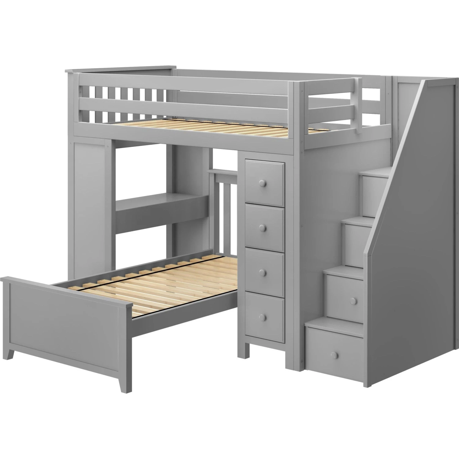 Jackpot Deluxe Chester Staircase Loft Bed Desk + Dresser + Twin Bed 5 Jackpot Deluxe Chester Staircase Loft Bed Desk + Dresser + Twin Bed - Image 3