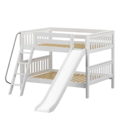 Maxtrix Full Low Bunk Bed With Slide -Kids Furniture CLIFF WS