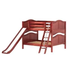 Maxtrix Full Low Bunk Bed With Slide -Kids Furniture CLIFF CC