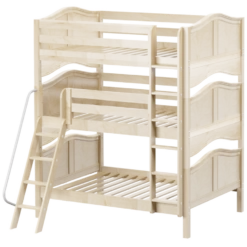 Maxtrix Full Triple Bunk Bed With Straight Ladder -Kids Furniture COMPLEX NC 2acb2163 656f 40d2 98e5 9532293ffede