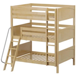 Maxtrix Full Triple Bunk Bed With Straight Ladder -Kids Furniture COMPLEX NP a7456d53 6f7c 4e4e 8b6a 90a787974859