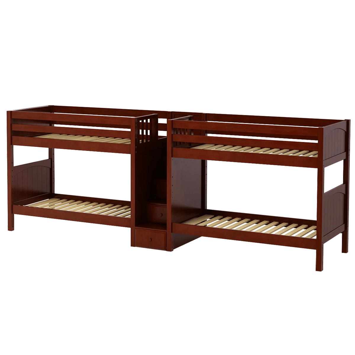 Maxtrix Twin Medium Quadruple Bunk Bed With Stairs 7 Maxtrix Twin Medium Quadruple Bunk Bed With Stairs - Image 5