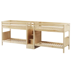 Maxtrix Twin Medium Quadruple Bunk Bed With Stairs 18 Maxtrix Twin Medium Quadruple Bunk Bed With Stairs -Kids Furniture COOL NP