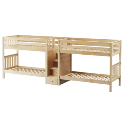Maxtrix Twin Medium Quadruple Bunk Bed With Stairs 19 Maxtrix Twin Medium Quadruple Bunk Bed With Stairs -Kids Furniture COOL NS