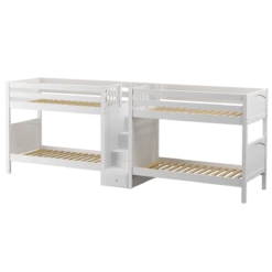 Maxtrix Twin Medium Quadruple Bunk Bed With Stairs 17 Maxtrix Twin Medium Quadruple Bunk Bed With Stairs -Kids Furniture COOL WP