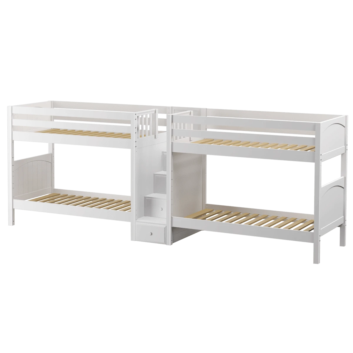 Maxtrix Twin Medium Quadruple Bunk Bed With Stairs 9 Maxtrix Twin Medium Quadruple Bunk Bed With Stairs - Image 7