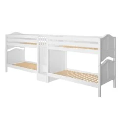 Maxtrix Twin Medium Quadruple Bunk Bed With Stairs 12 Maxtrix Twin Medium Quadruple Bunk Bed With Stairs -Kids Furniture COOL WC