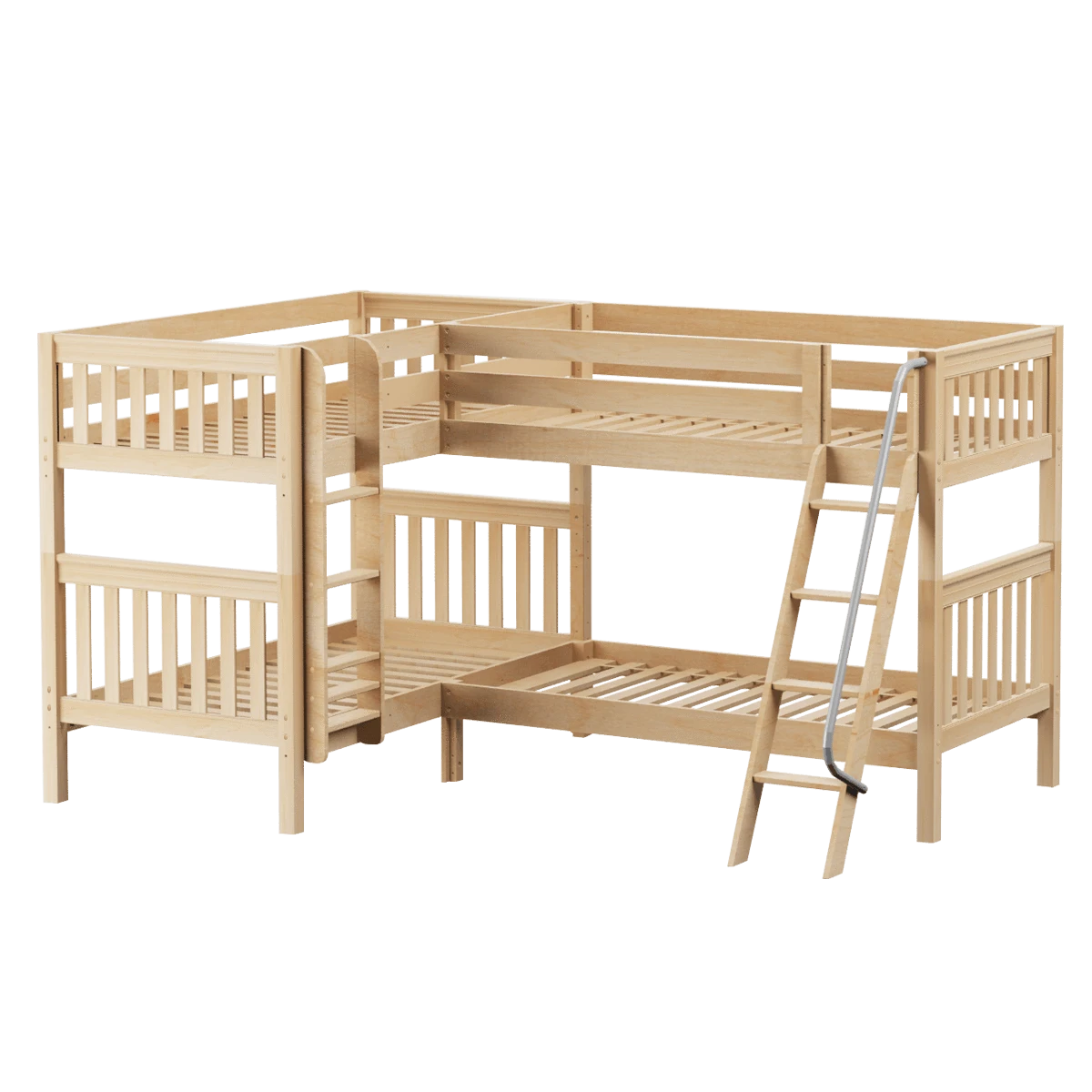 Maxtrix Twin XL Medium Corner Bunk Bed 3 Maxtrix Twin XL Medium Corner Bunk Bed