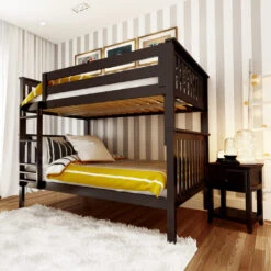 Jackpot Deluxe Bristol Twin Over Twin Bunk Bed -Kids Furniture Cambridge Espresso e1591717747854 1024x1024 1