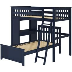 Jackpot Deluxe Canterbury All-in-One Study Loft Bed + Twin Bed 13 Jackpot Deluxe Canterbury All-in-One Study Loft Bed + Twin Bed -Kids Furniture Canterbury1BL 31f1e4fe 3596 4580 b8c3 9a2c33c0dd49