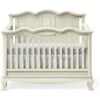 Romina Cleopatra Convertible Crib (Solid Panel) -Kids Furniture Cleopatra ConvertibleCrib SolidBack BiancoSatinato 1 01be8463 cb3a 4654 af39 95f5316fc636