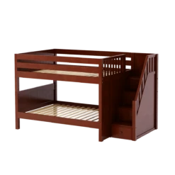 Maxtrix Full Low Bunk Bed With Stairs -Kids Furniture DAPPER CP