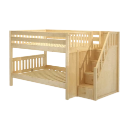 Maxtrix Full XL Low Bunk Bed With Stairs -Kids Furniture DAPPER XL NS f5ab732d 8e13 47da 87d1 367a4719a2f4